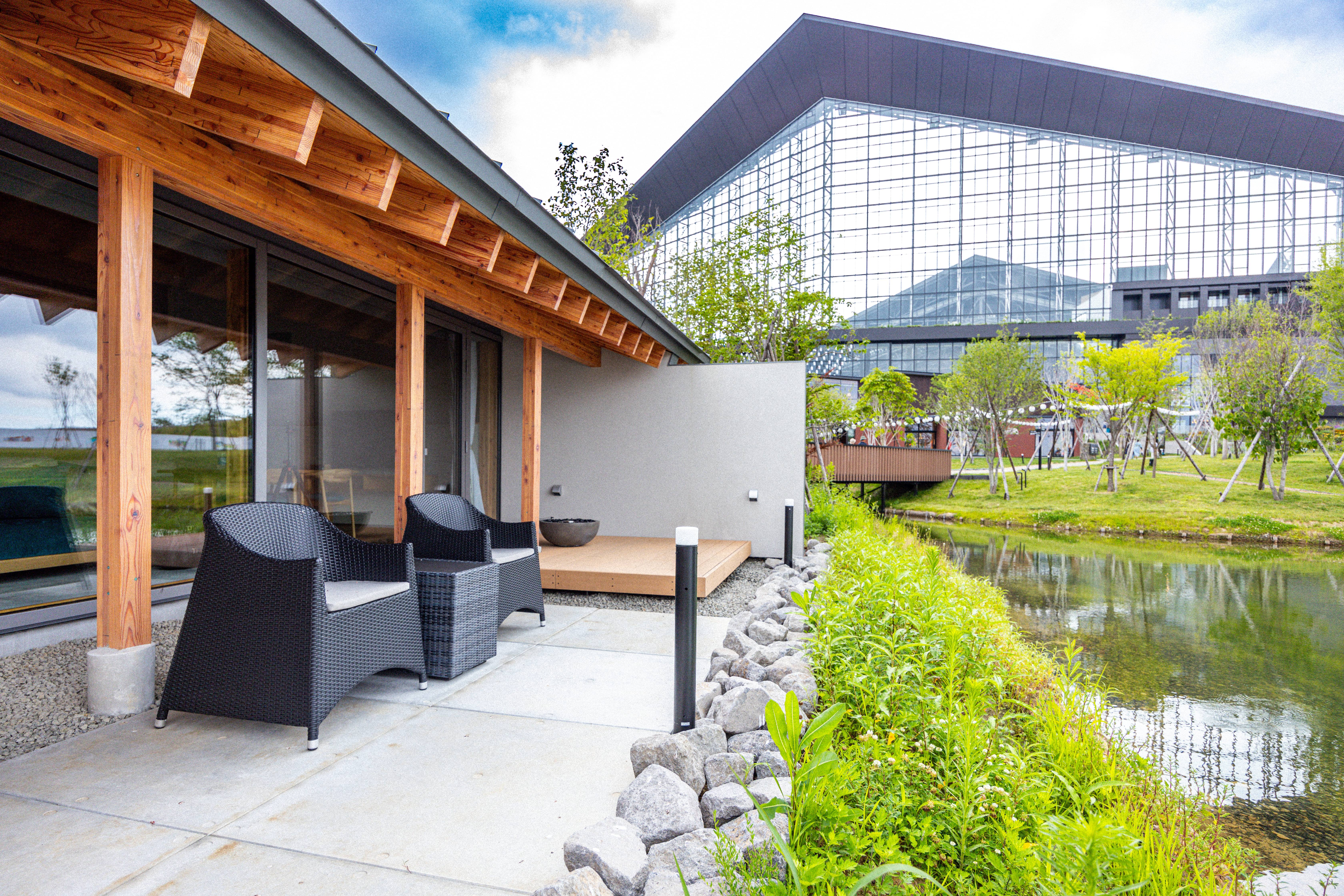 waterside villa